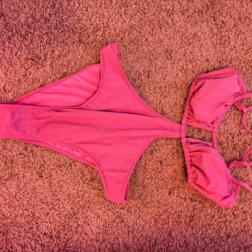 Wild-fable Women's Pink Swimsuit-one-piece